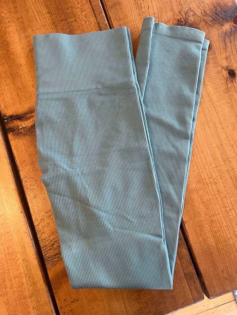 TNA Woman’s Ribbed Leggings & Tank in Sage - Picture 6 of 7